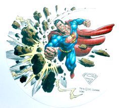 Jedlý oplatek 1 Superman - 20 cm 
