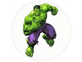 Jedlý oplatek Hulk - 20 cm 