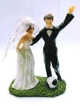 Svatební figurka 027 - fotbalista 