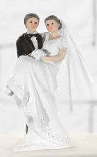 Svatební figurka 021 s krajkou dole jako u figurky č.017