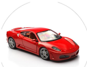 Jedlý oplatek Ferrari - 20 cm 