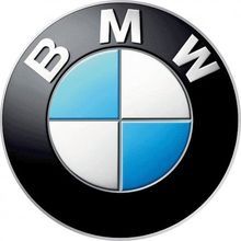 Jedlý oplatek BMW - Logo  - 20 cm 