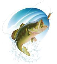 Jedlý oplatek Ryba - rybář - 20 cm
