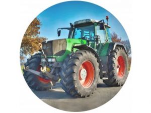 Jedlý oplatek 2 traktor 20 cm 