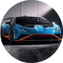 Jedlý oplatek - Lamborghini - 20 cm