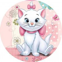 Jedlý oplatek Kočička - 20 cm 