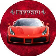 Jedlý oplatek Ferrari 1 - 20 cm 