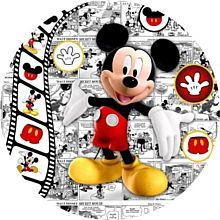 Jedlý oplatek Mickey film - 20 cm