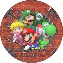 Jedlý oplatek Super Mario - 20 cm 