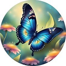 Jedlý oplatek motýl