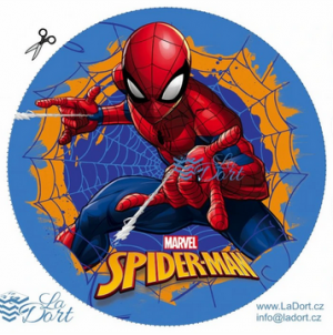 Jedlý oplatek 1 Spiderman - 20 cm