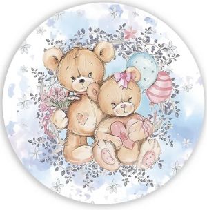 Oplatek na dort  Medvídci 1 - 20cm 