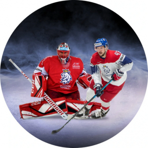 Jedlý opl. - Hokejisti - 20 cm 