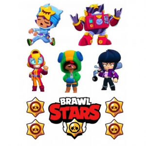 Jedlý oplatek Brawl Stars - zápich