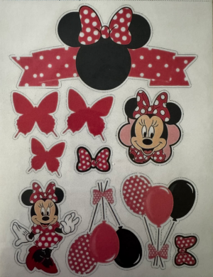 Jedlý oplatek - Minnie - zápich