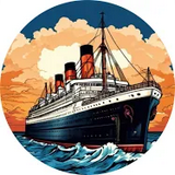 Jedlý oplatek Titanic - 20 cm 