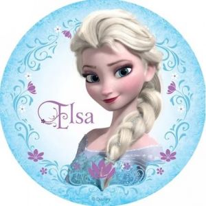 Jedlý oplatek Frozen Elsa - 20 cm 