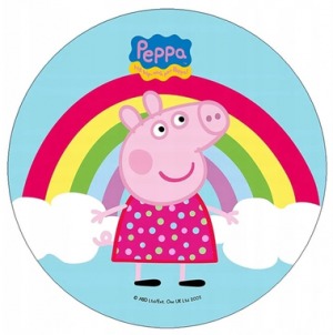 Jedlý oplatek  Prasátko Peppa 2 - 20cm 